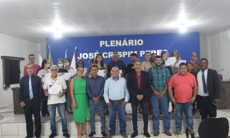 Sessão Solene em Figueirópolis D’Oeste Reconhece Profissionais da Saúde com Moções de Aplausos