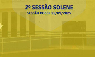 2° SESSÃO SOLENE DE POSSE DIA 25 DE SETEMBRO DE 2025