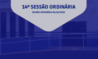 14° SESSÃO ORDINÁRIA DIA 06 DE OUTUBRO DE 2025