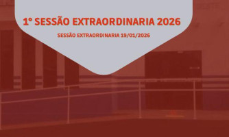 1° SESSÃO EXTRAORDINÁRIA DE 19 DE JANEIRO DE 2026