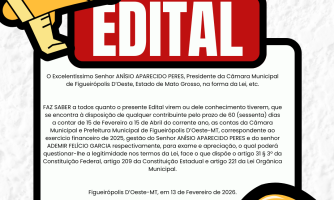 EDITAL DE CONHECIMENTO PÚBLICO Nº 01/2026.