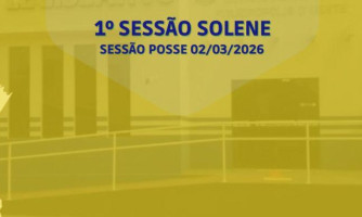 1° SESSÃO SOLENE DA POSSE DO 1° SUPLENTE DAVINO MARTINS DE BULHÕES