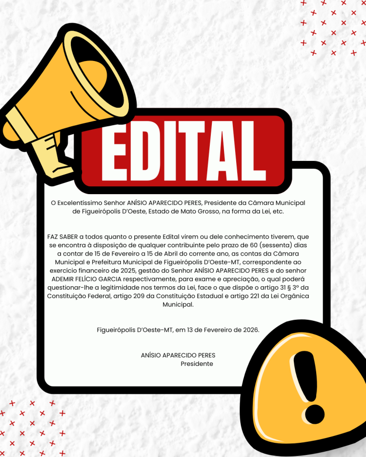 EDITAL DE CONHECIMENTO PÚBLICO Nº 01/2026.